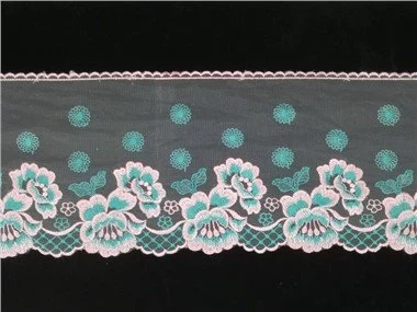 Finiture in pizzo colorato