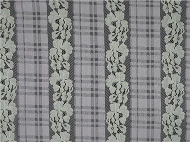 Tessuto di pizzo lavorato a maglia alla moda